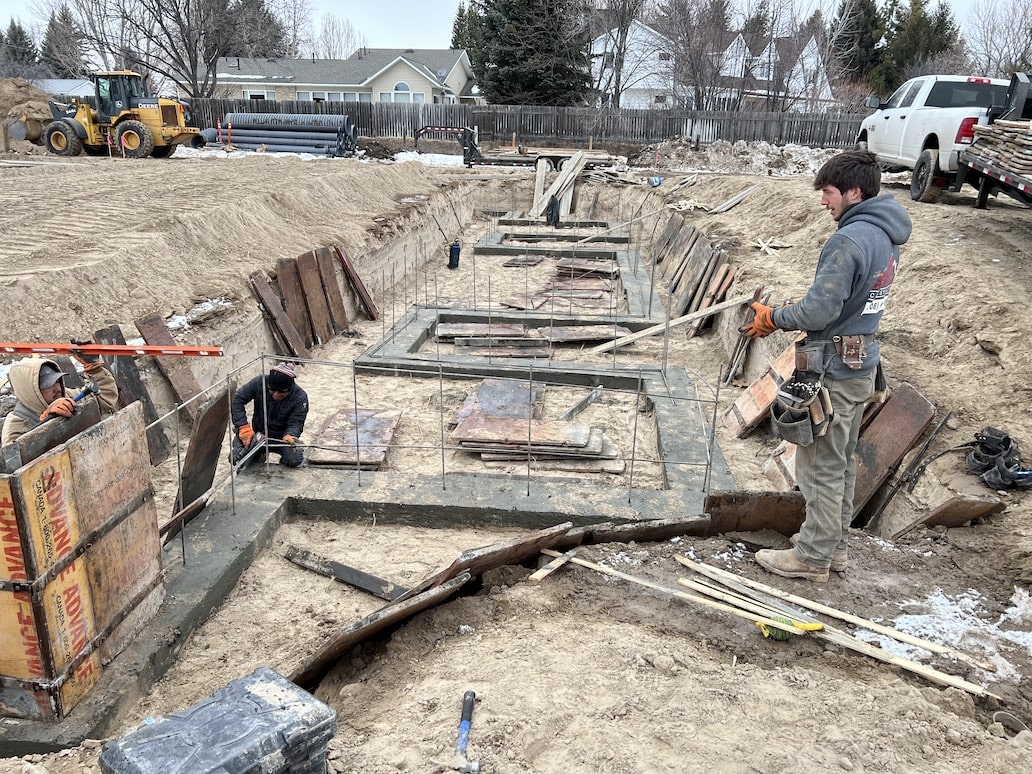Foundations In Progress: Mill Road Townhomes